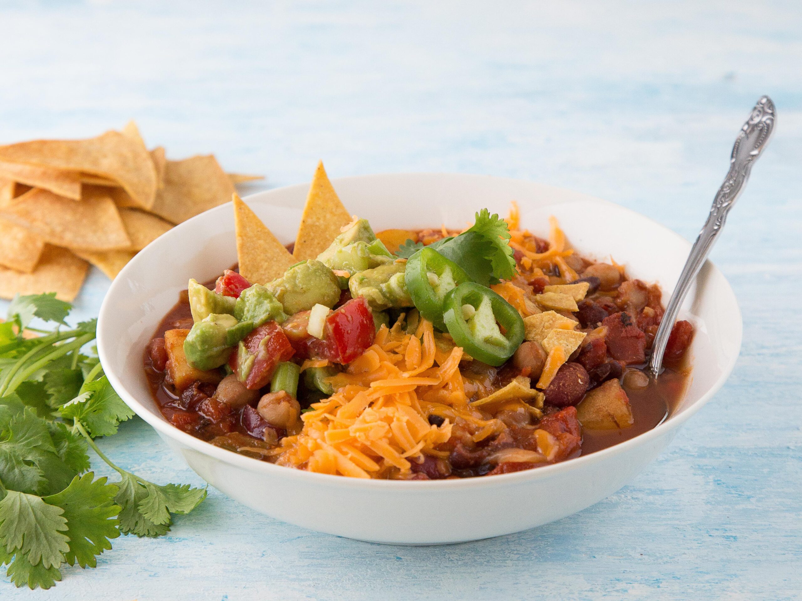  Nothing beats a warm bowl of chili on a cool day - this recipe is the perfect comfort food.