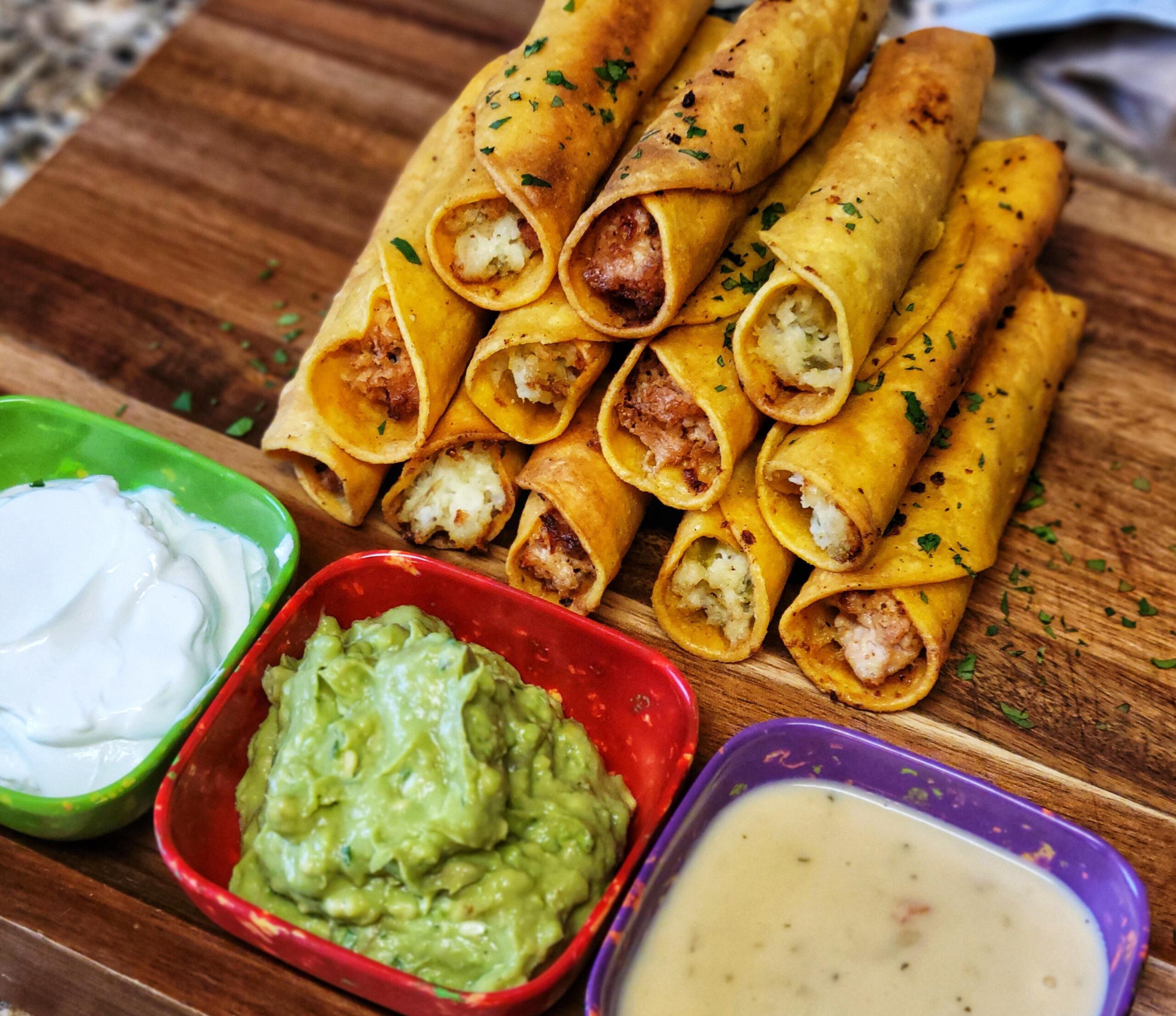  One bite of these Jalapeno Cream Cheese Taquitos and you'll be hooked!
