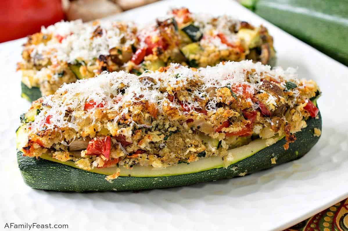 Packed with veggies, these zucchinis are both delicious and nutritious