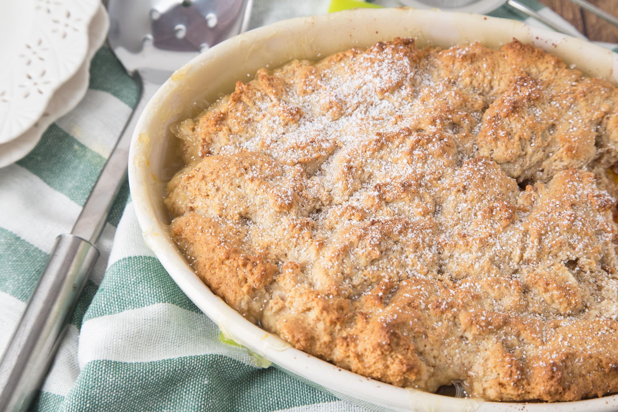  Peach season wouldn't be complete without this vegan cobbler.