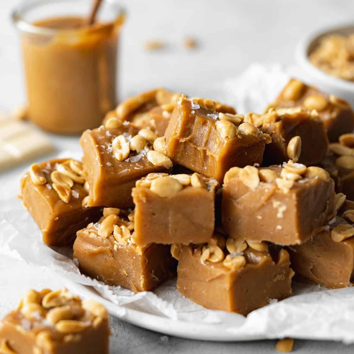  Peanut butter lovers rejoice! This fudge is the ultimate treat for you.
