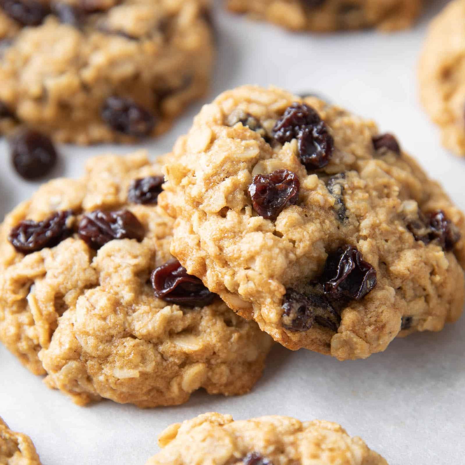  Perfect with a cup of coffee or tea, these oatmeal raisin cookies will satisfy your sweet tooth.