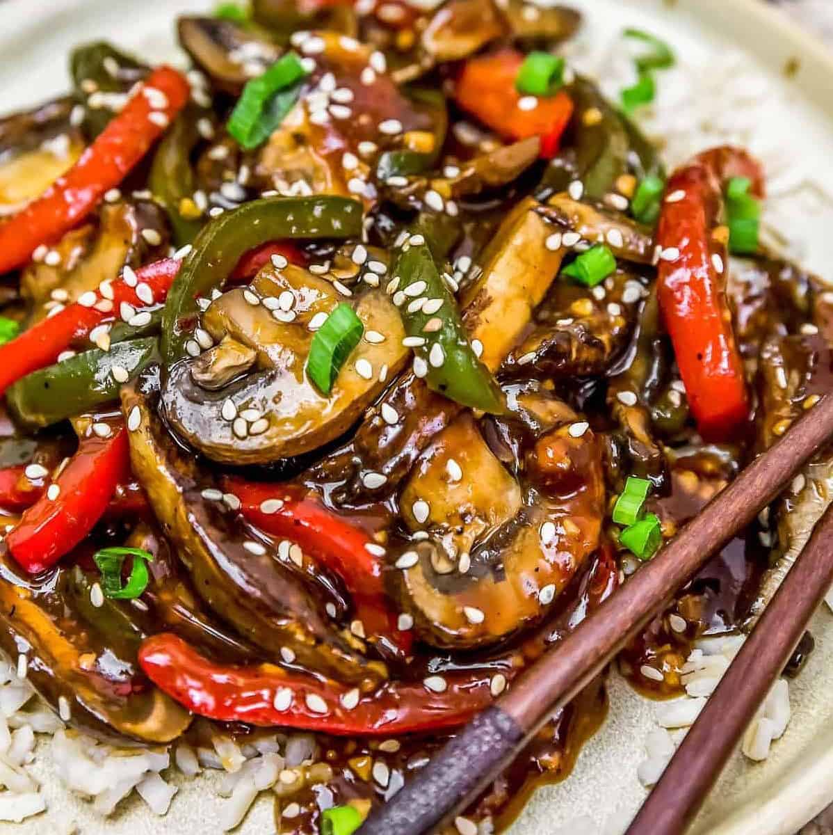  Perfectly marinated bell peppers that are so tender, you won't believe it's not real steak.