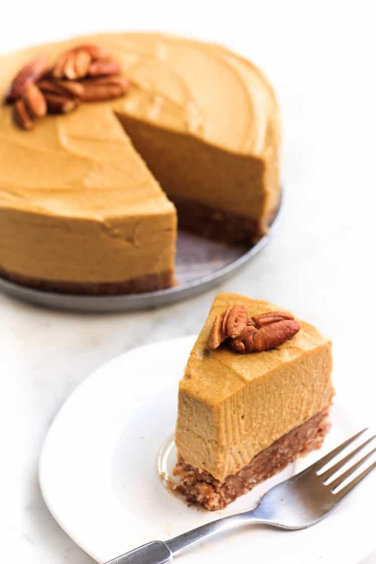  Perfectly spiced and perfectly sweet pumpkin cheesecake? Yes, please!
