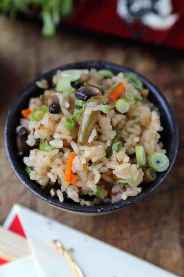 Rice Cooker  Vegetarian Rice