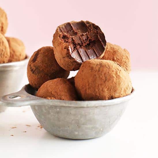  Rich, creamy, and full of flavor, these vegan truffles are perfect for satisfying your sweet cravings.
