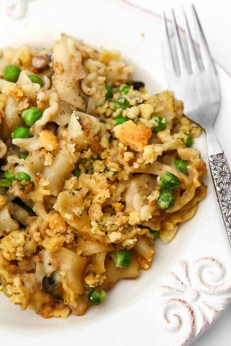  Savory mushrooms take center stage in this casserole