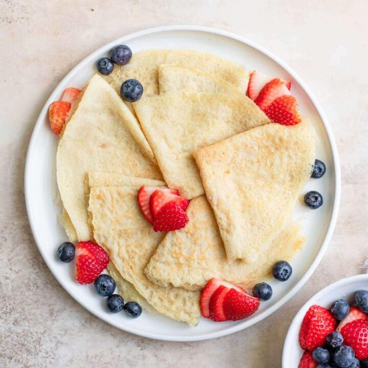  Savory or sweet? Your favorite toppings will look and taste amazing on these vegan crepes!