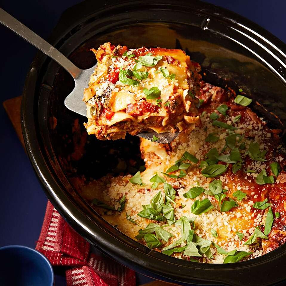  Say goodbye to bland vegetarian dishes and hello to bold flavors with this lasagna recipe.