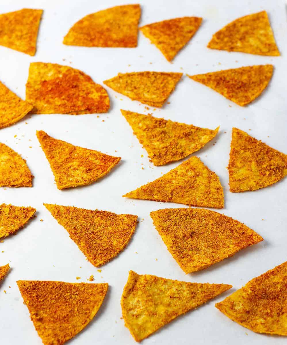 Say goodbye to the grocery store and hello to homemade, with these easy-to-make vegan Doritos.