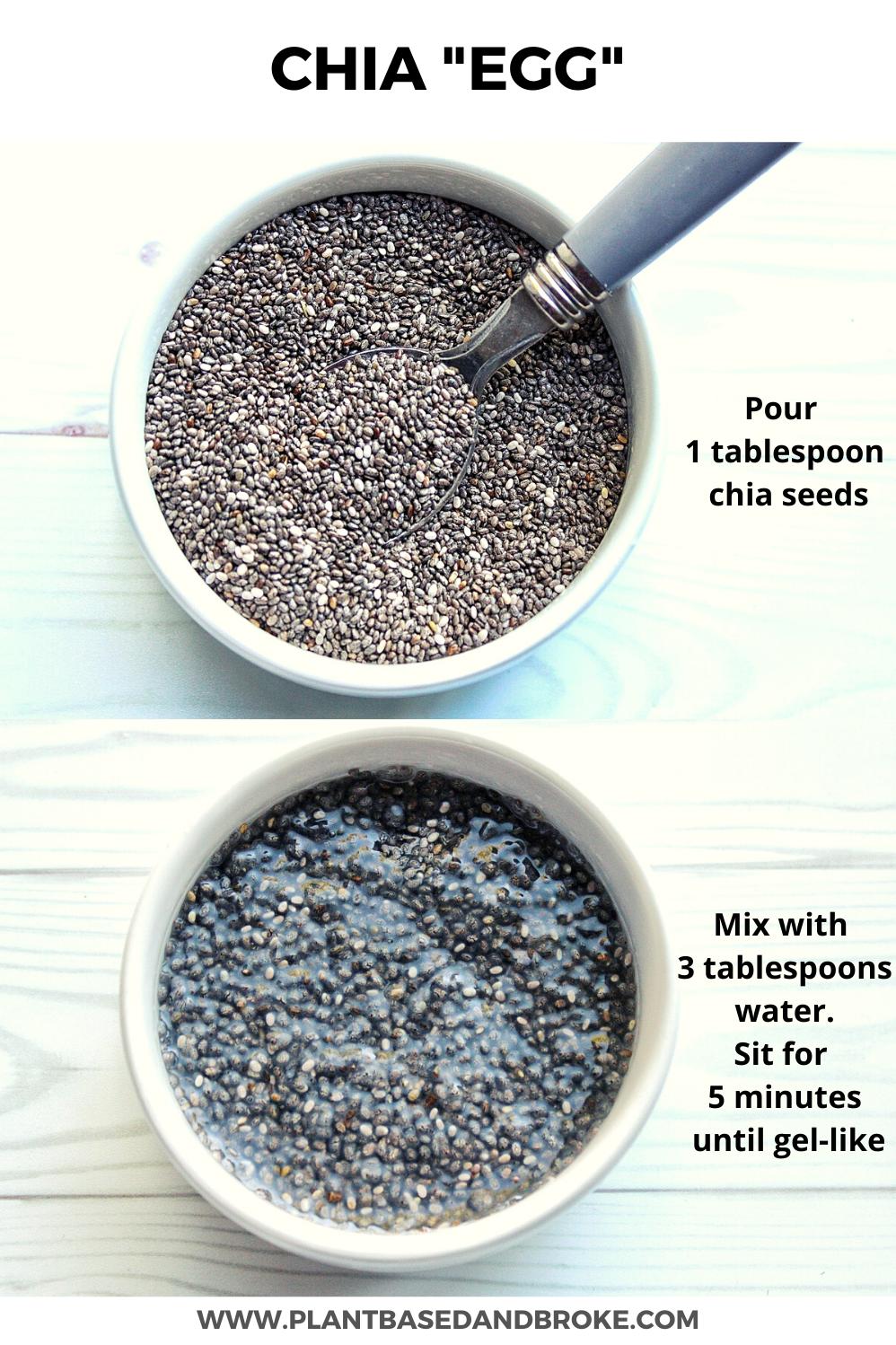  Say goodbye to traditional egg replacers and try this nutritious and versatile chia egg replacer instead.