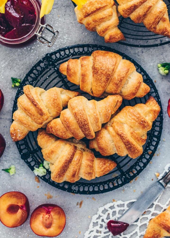  Skip the dairy and still get that buttery goodness with these vegan croissants.