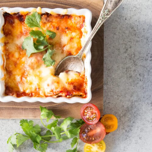 Slow Cooker Vegetarian Lasagna