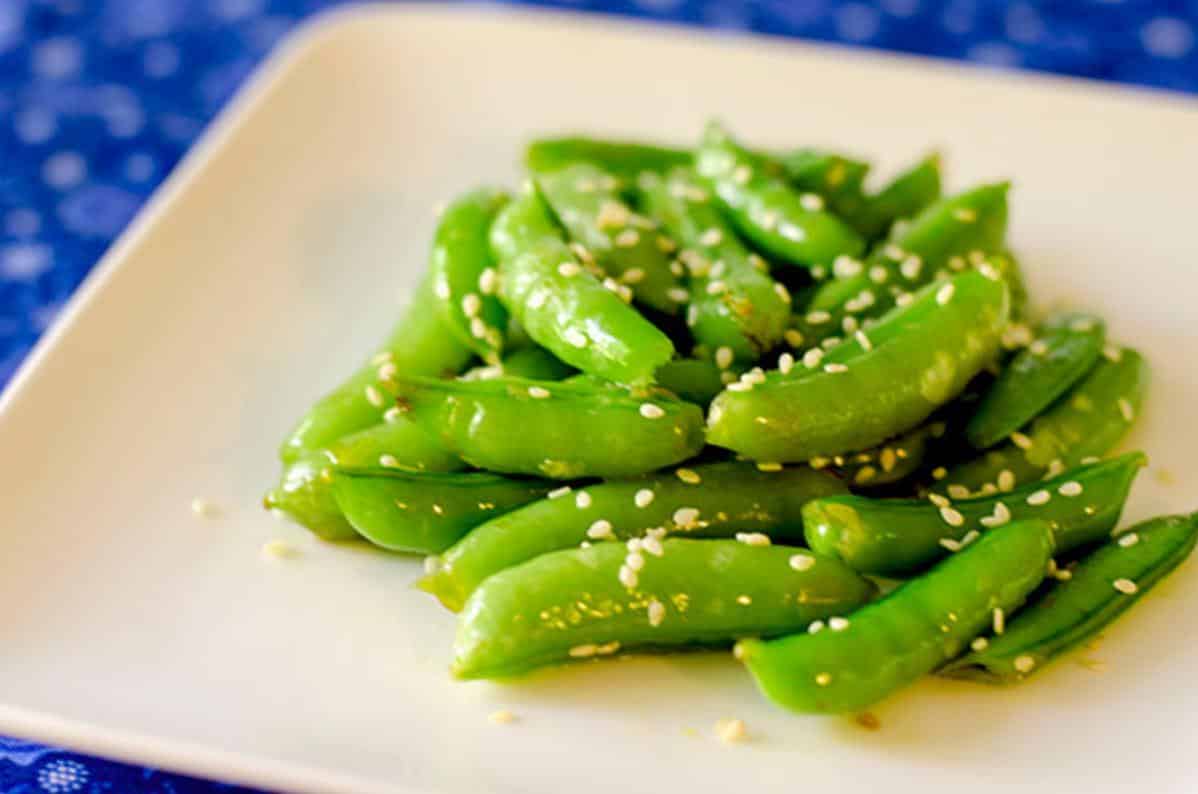  Snap into flavor with these sesame sugar snap peas!