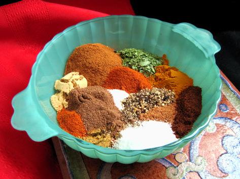  Spices and everything nice: The ingredients for our homemade Ras El Hanout are already making my mouth water.