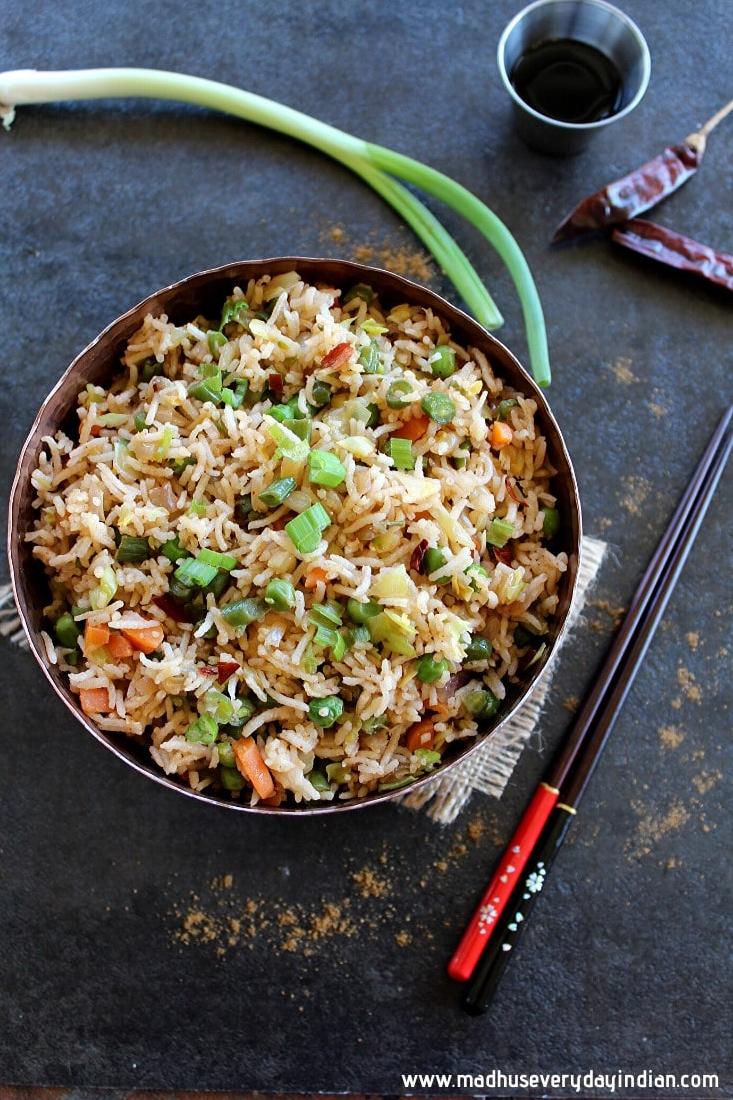  Spicy and flavorful, this Indian fried rice is a vegan dream come true.