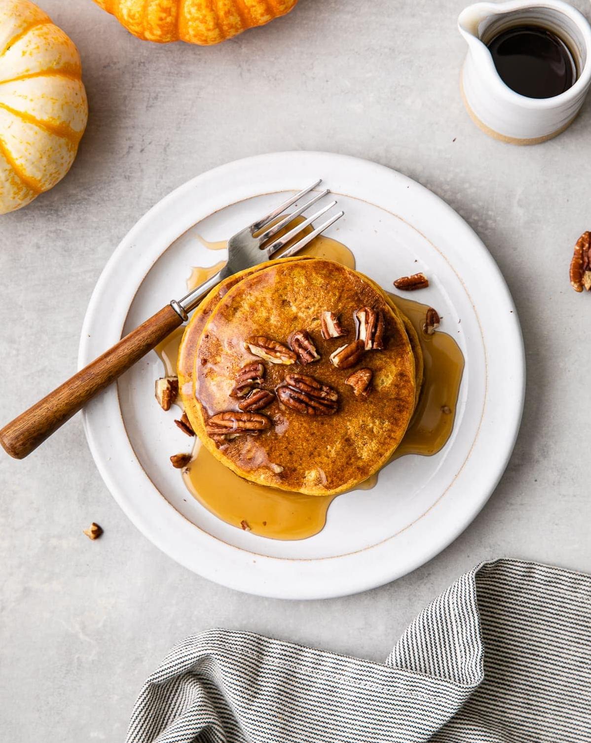  Start your day off on a delicious note with these pumpkin pancakes
