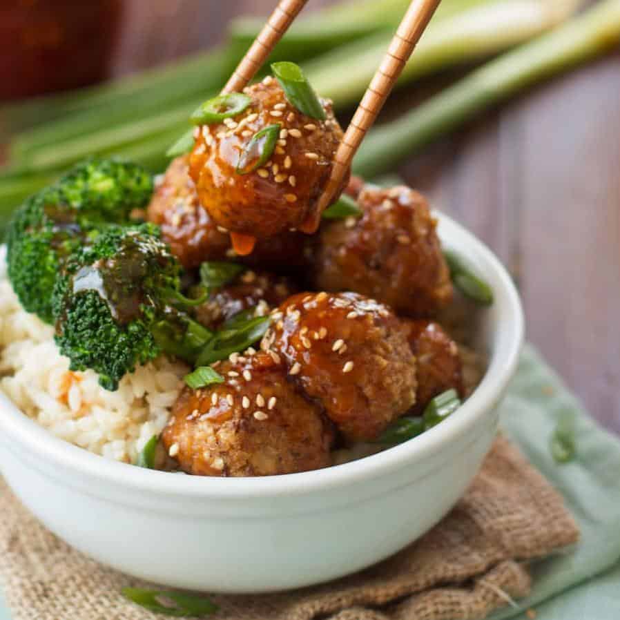  Step up your meal prep game by making a batch of these tofu balls to snack on throughout the week.