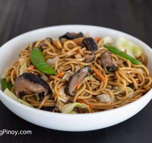  Straight out of the wok, these pansit noodles are sure to impress.