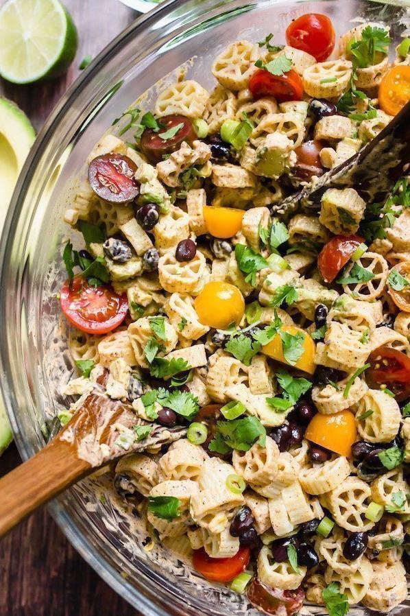  Taco Tuesday just got an upgrade. This Vegetarian Taco Pasta Salad is a hit!