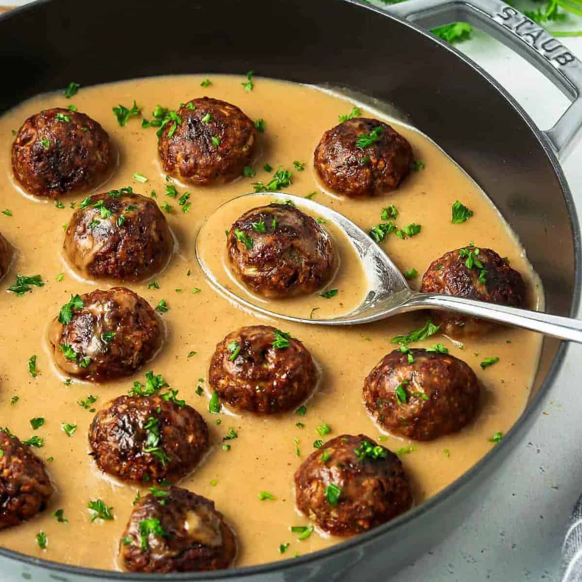  Take a bite into these meatballs and be transported to Sweden.