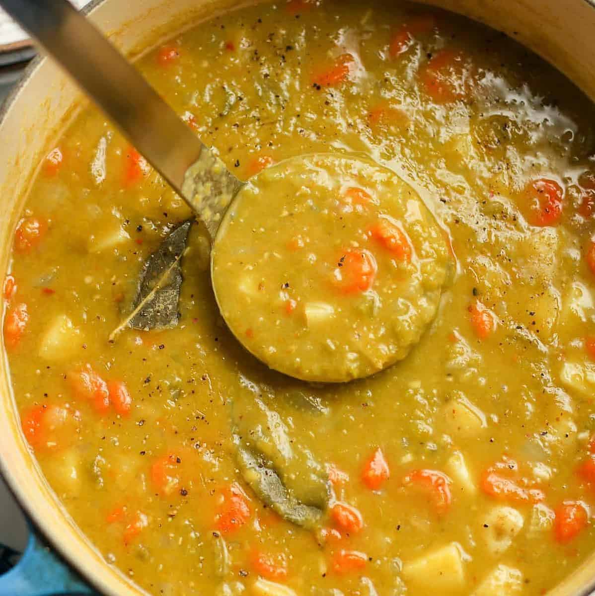  The classic Split Pea Soup recipe made vegetarian.