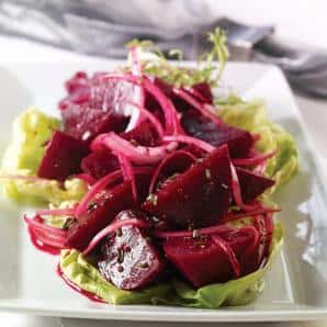  The heartiness of beets combined with the tanginess of vinegar