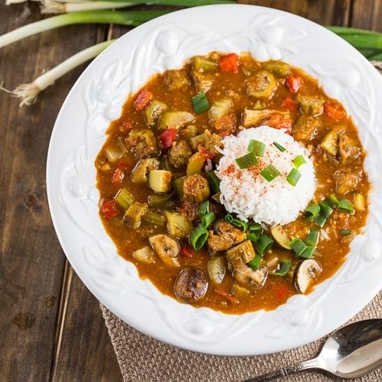  The ultimate comfort food to bring to your dinner table, vegetarian gumbo sure doesn't disappoint!