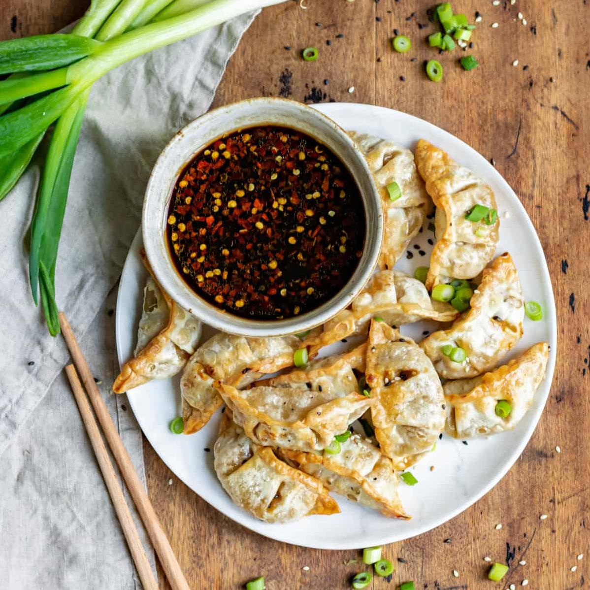 There's nothing like the satisfaction of seeing your hard work paying off with a plate full of steaming-hot gyoza.