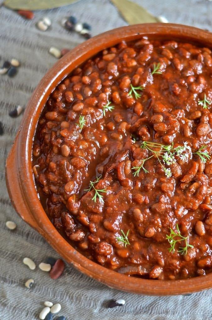  These baked beans are vegan and full of flavor.