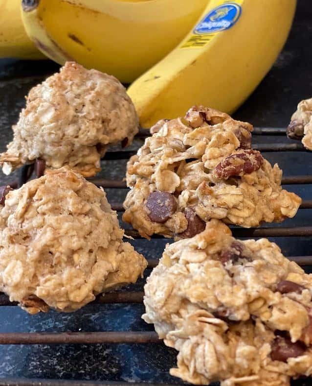 These cookies are loaded with an array of delicious mix-ins, including nuts, oats, and chocolate chips.