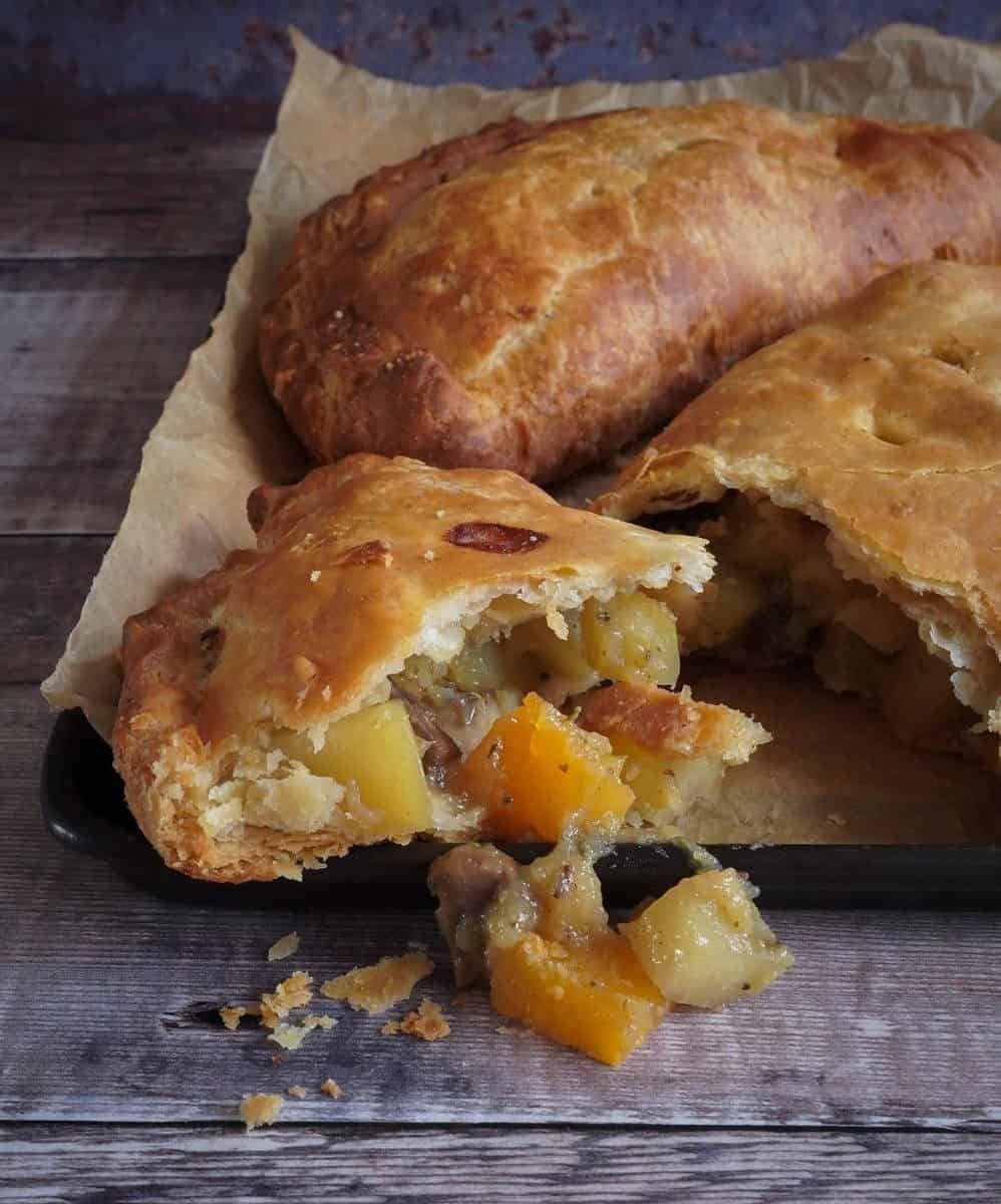  These Cornish pasties are filled with savory goodness that any vegan will appreciate.