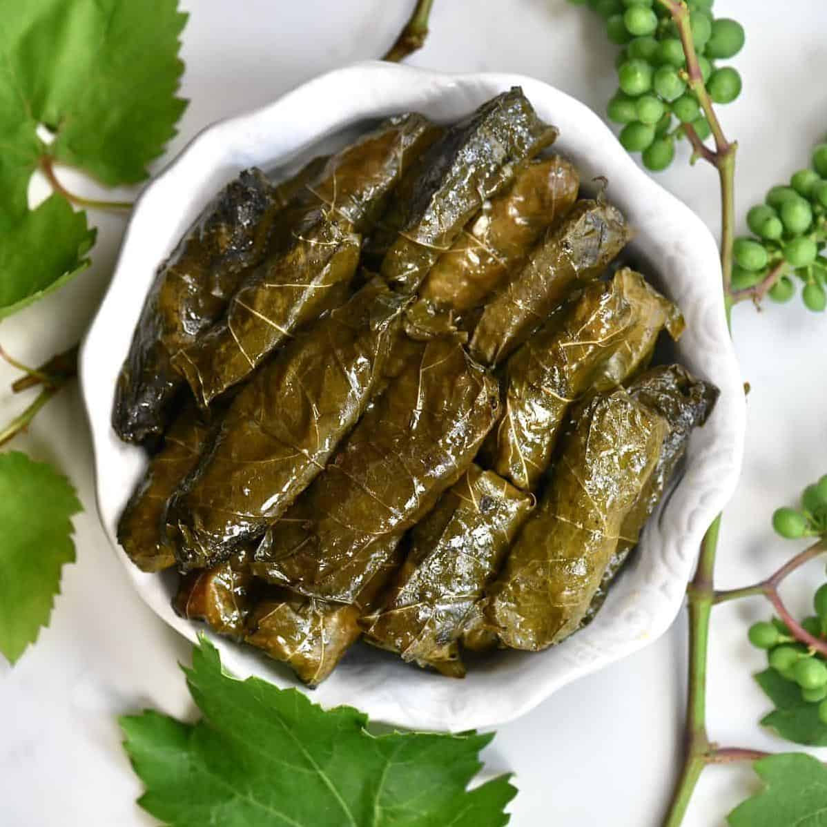  These delectable stuffed grape leaves are the perfect appetizer for any dinner party!