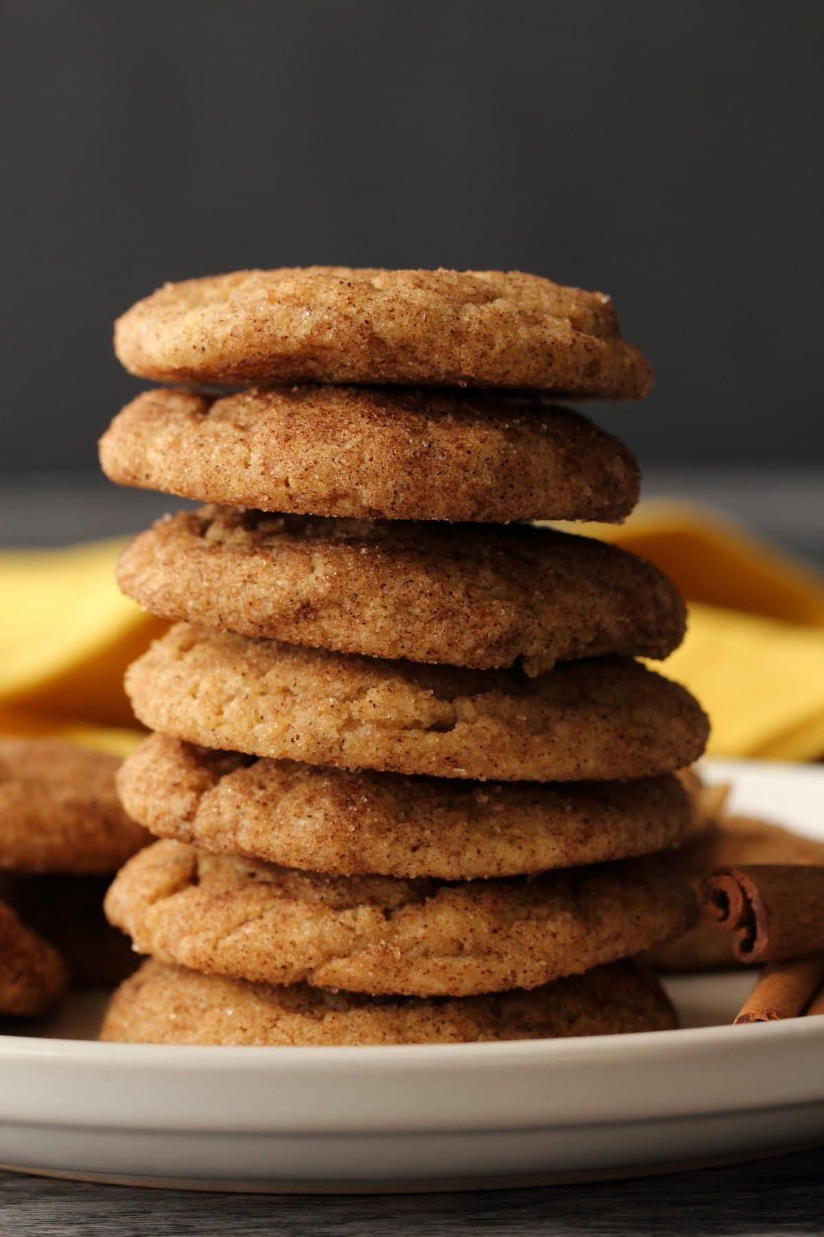  These soft and chewy vegan snickerdoodles are perfect for any occasion!