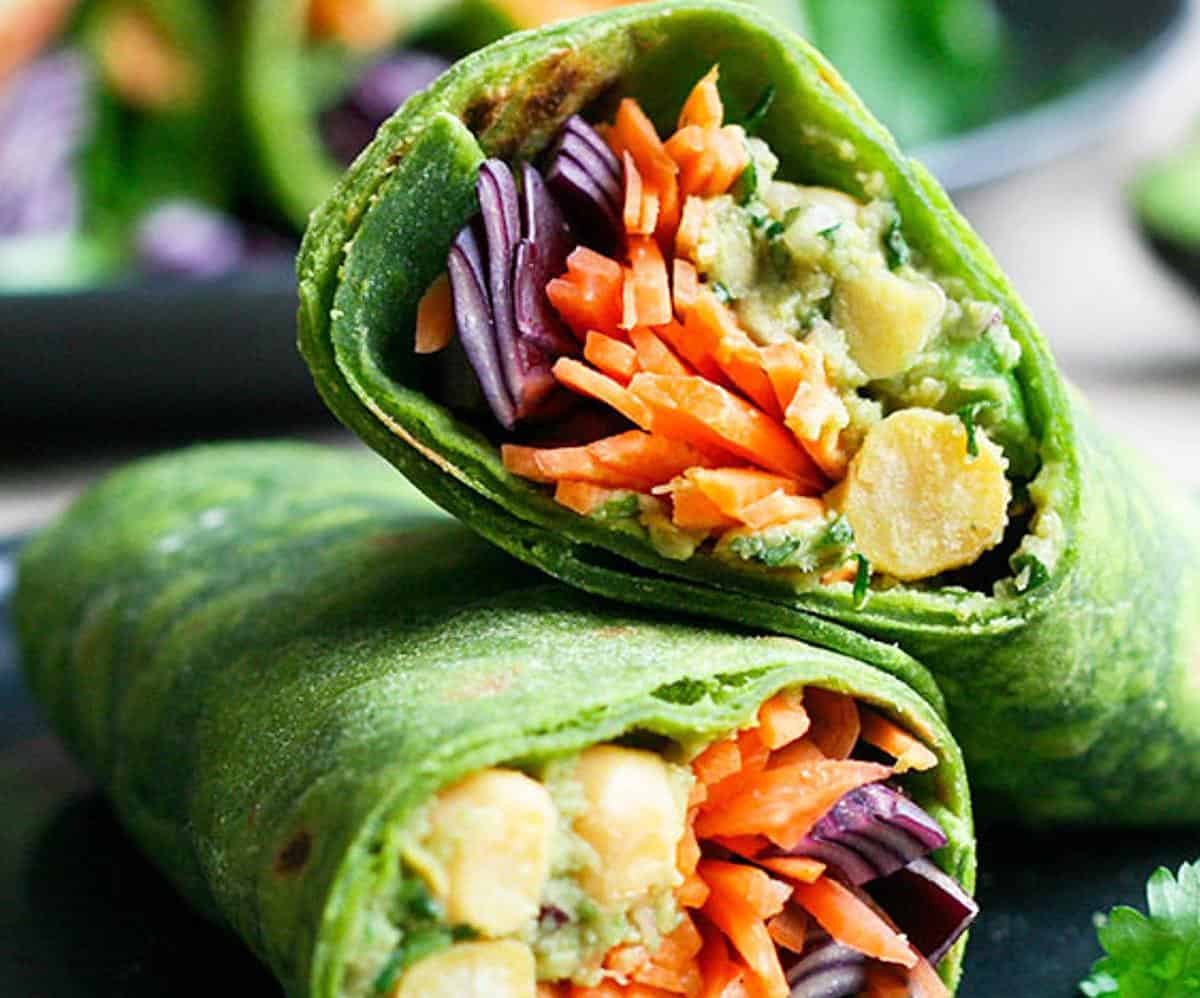  These spinach wraps are the perfect 