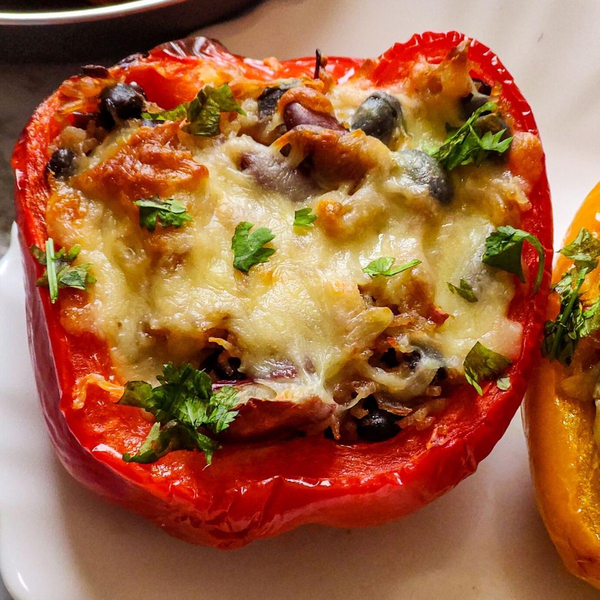  These stuffed bell peppers are a hearty meal that will leave you satisfied.