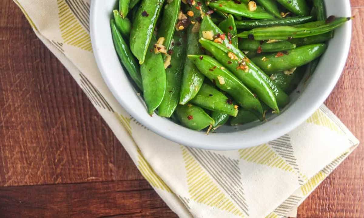  These sugar snap peas are sure to become a favorite at your dinner table.