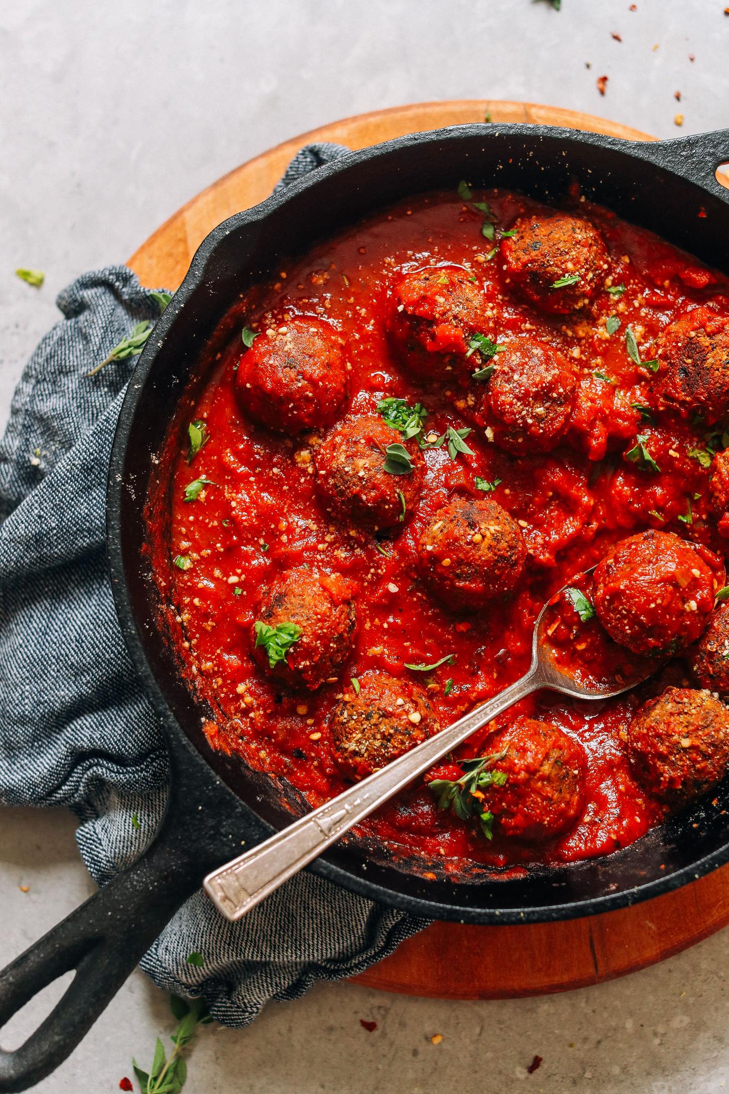  These tofu balls are meat-free and guilt-free!