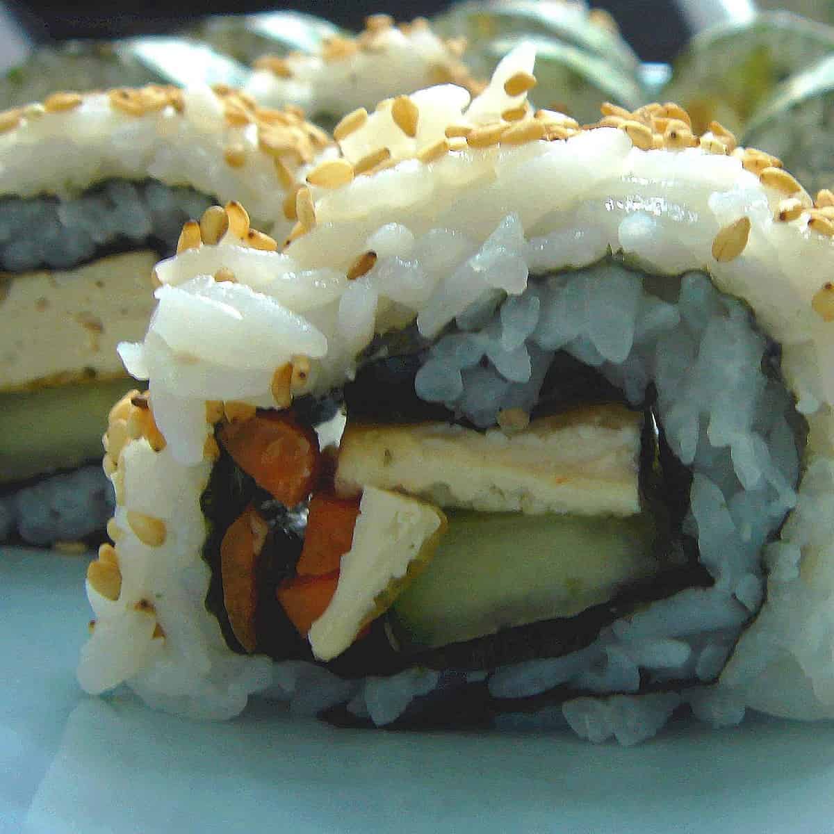  These tofu maki rolls will satisfy even the biggest sushi-loving appetite.