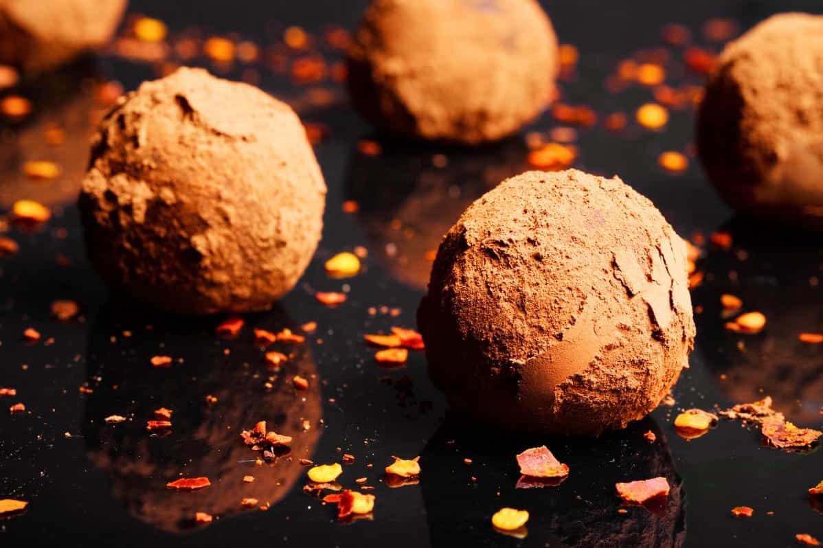  These truffles are the perfect pick-me-up snack for any time of the day.
