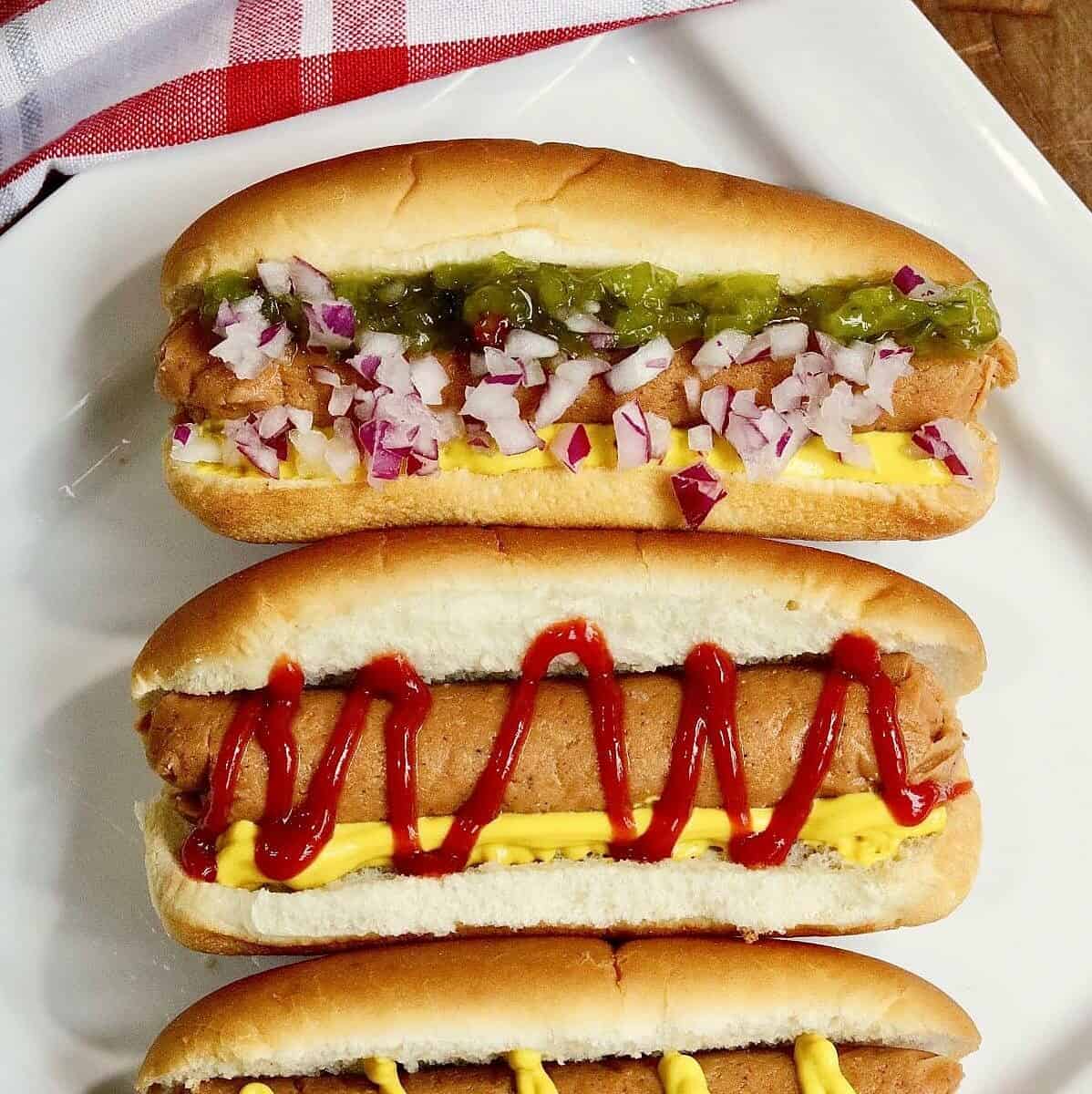  These vegan hot dogs are the perfect addition to your next backyard BBQ!