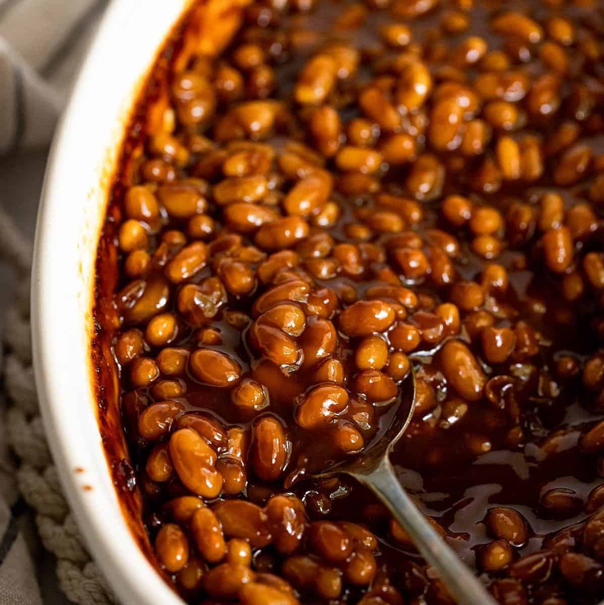  These vegetarian baked beans are packed with protein and fiber, making them a nutritious addition to any meal.