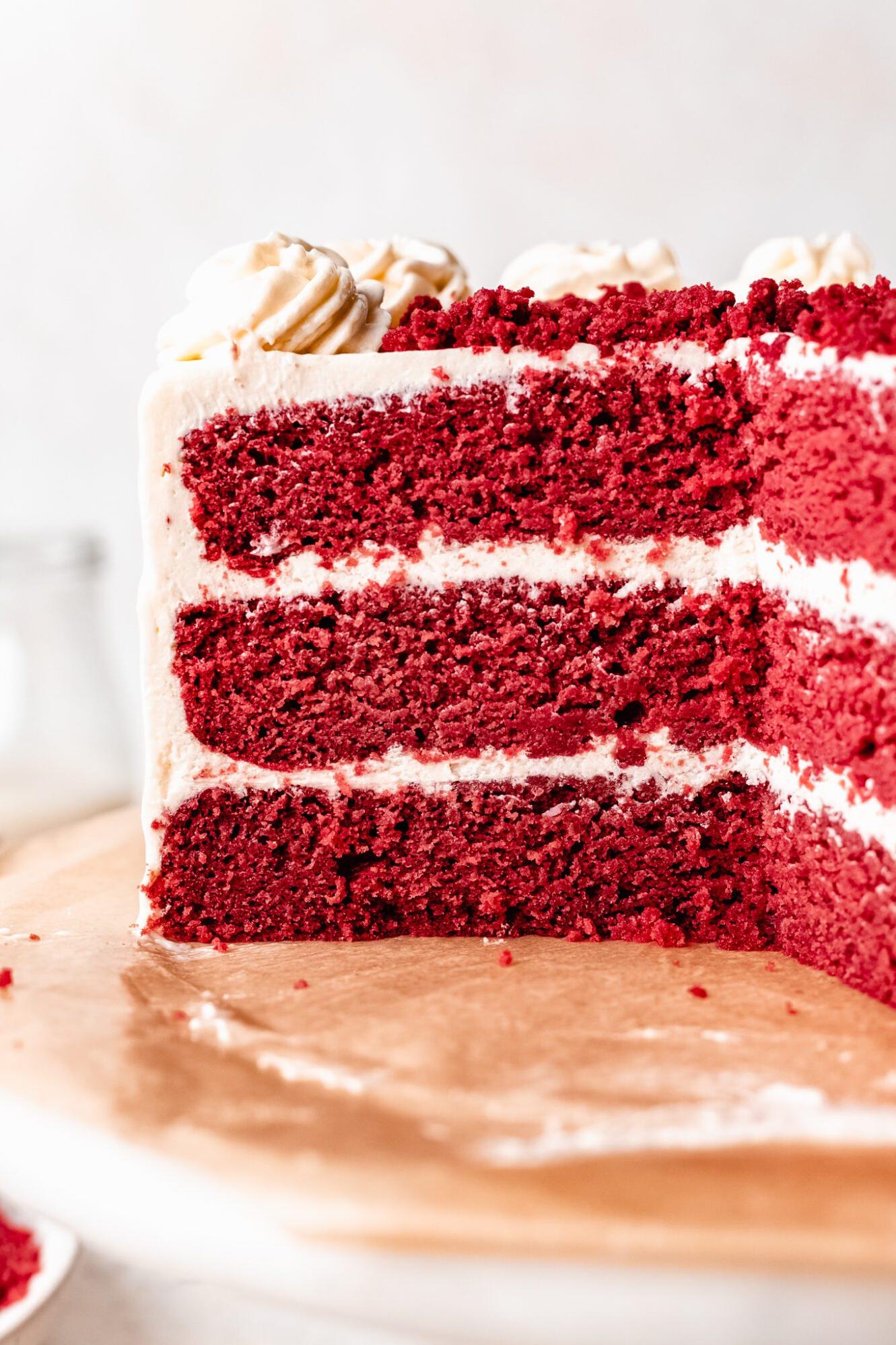  This cake is proof that vegan baking can be just as delicious as traditional baking.