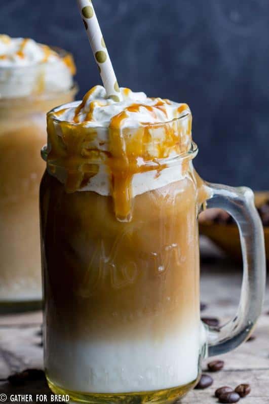  This Caramel Macchiato is the perfect pick-me-up for a slow and cozy morning.