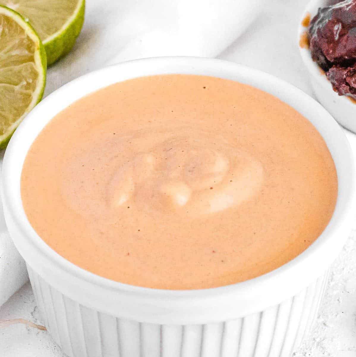 This chipotle sauce packs a punch without being too overpowering.
