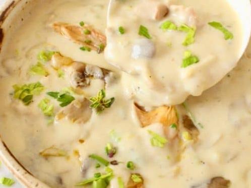  This chowder is swimming with flavor.