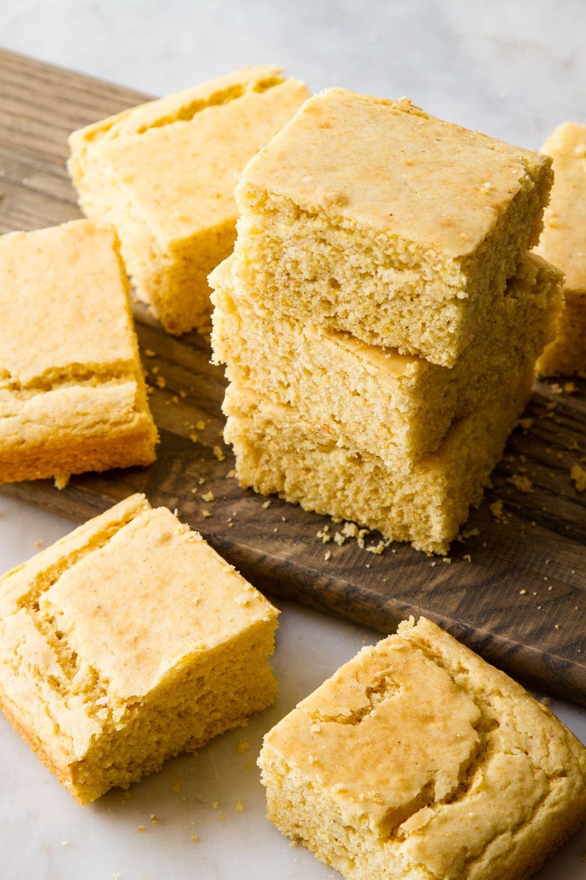  This delicious cornbread is the perfect side dish for any meal or a quick snack on-the-go.