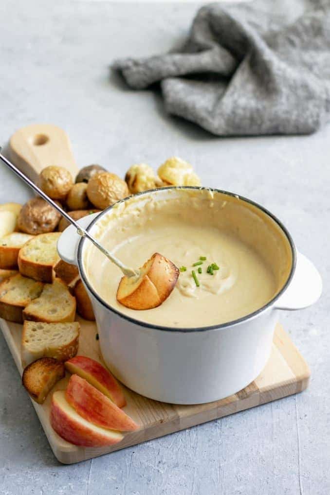  This fondue is perfect for sharing with friends and family.
