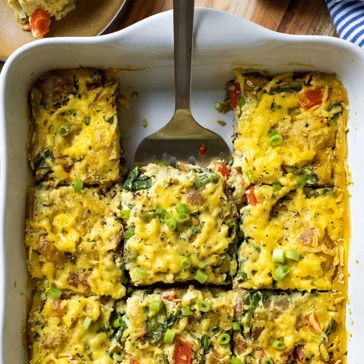  This hearty vegan breakfast casserole is sure to fill you up and give you the energy you need!