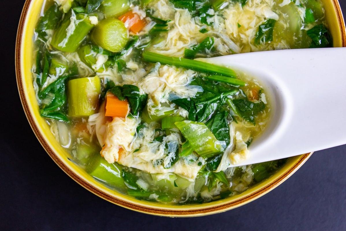  This soup is a great way to get your protein and veggies all in one bowl.